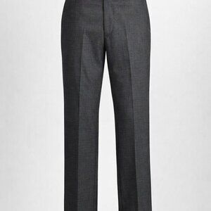 Lauren Ralph Lauren Total Comfort Wool Dress Pants 34x30 Charcoal Gray Flat Fron